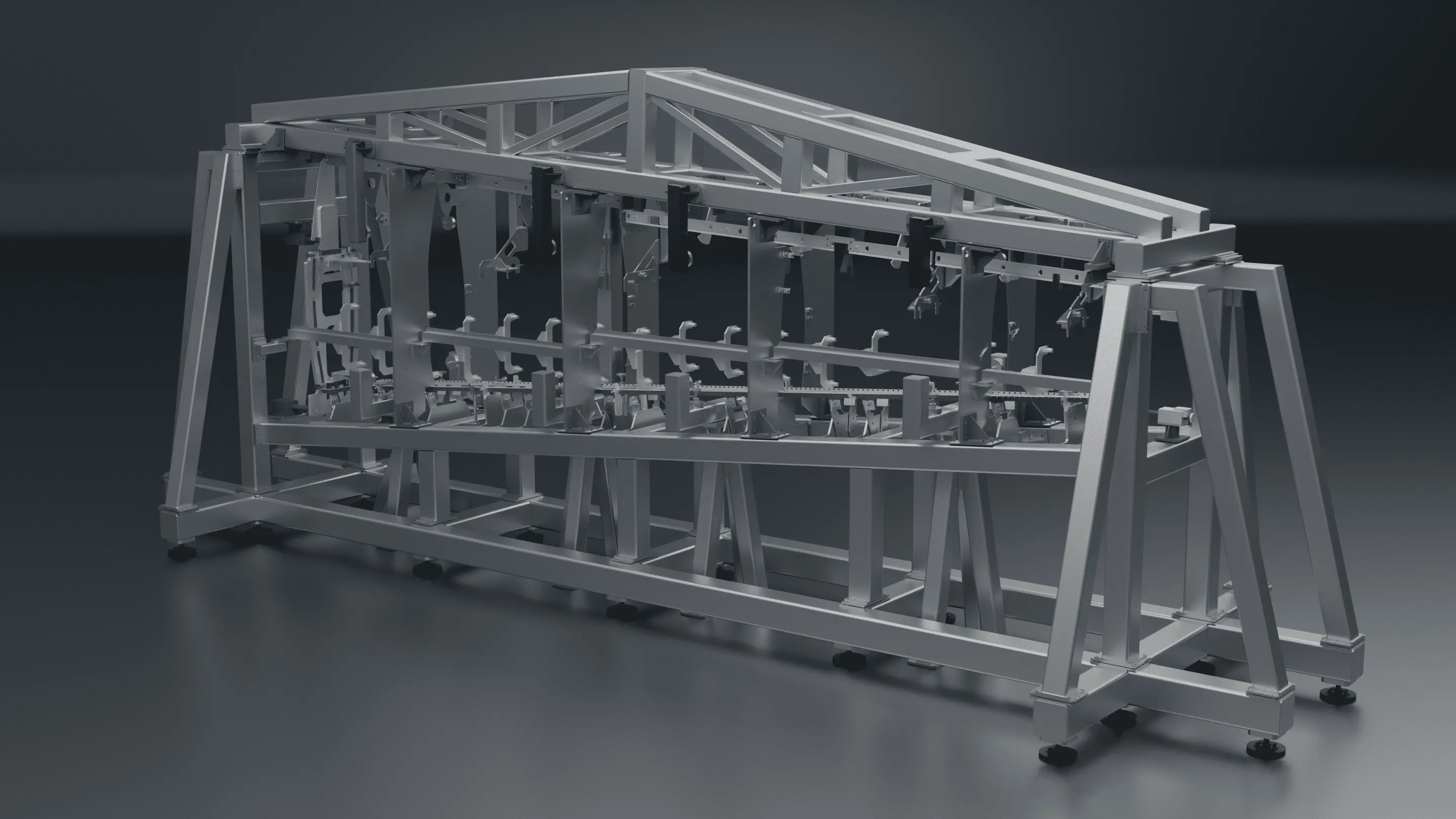 Outer wing box and leading-edge assembly tool