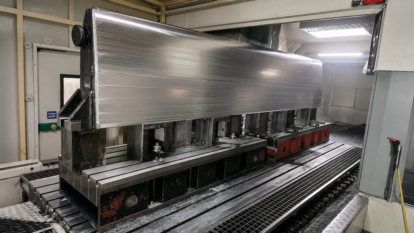 Stretch form die on 5-axis machining centre